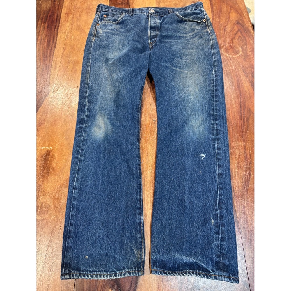 vtg 90s LEVI'S 501 original fit jeans mens 36x32 button fly straight leg as is